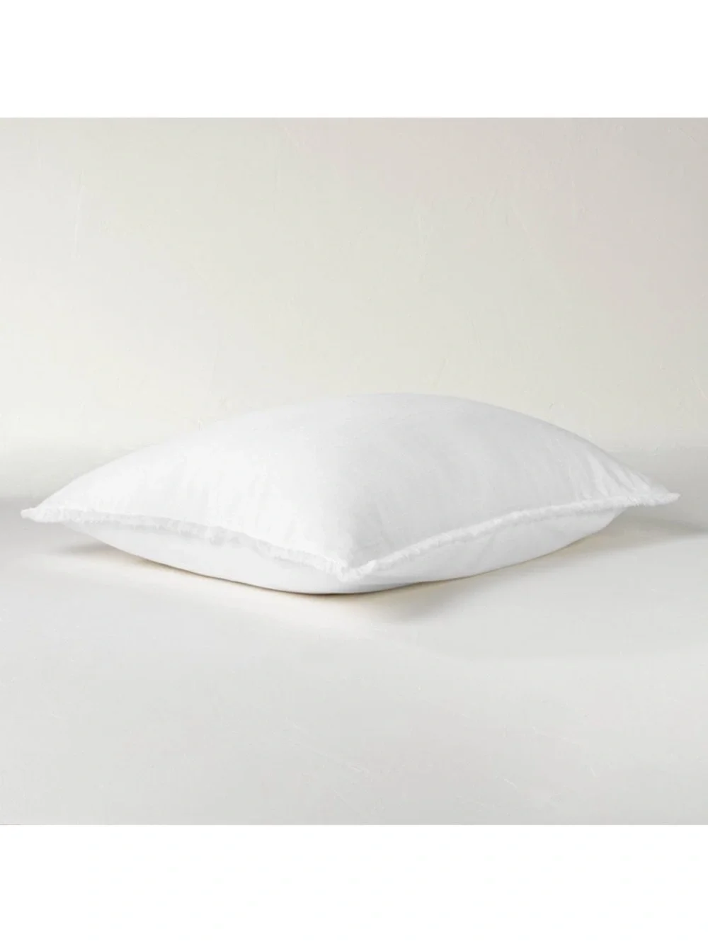 Casaluna King/ Cal King Heavyweight Linen Blend Comforter Set - White
